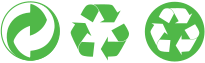 Post-consumer recycled materials