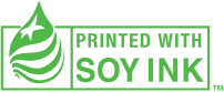 Printed with soy ink